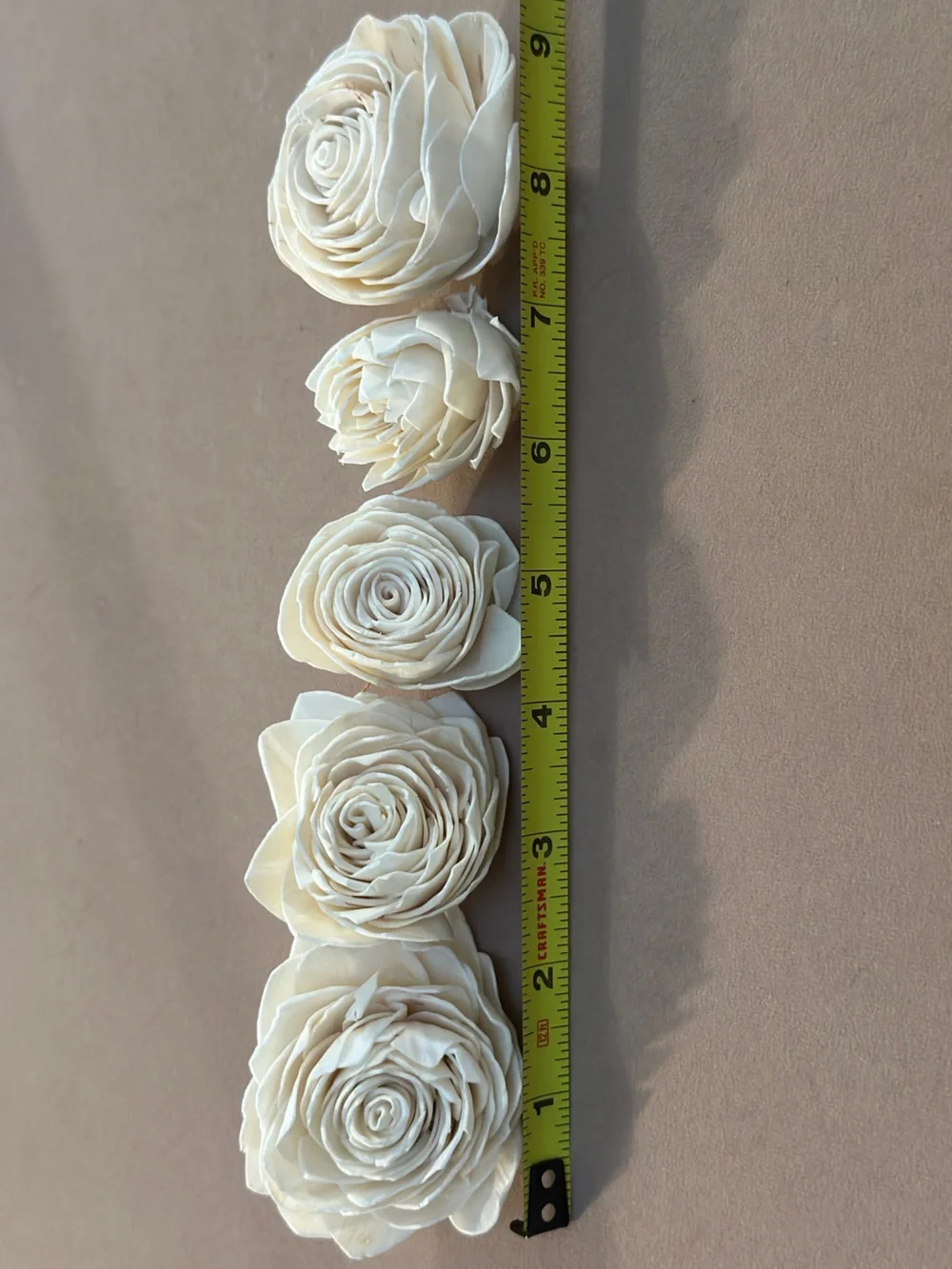 Wood Sola Flowers - bag of 25 for weddings crafts SECONDS IMPERFECT READ DESCRIP